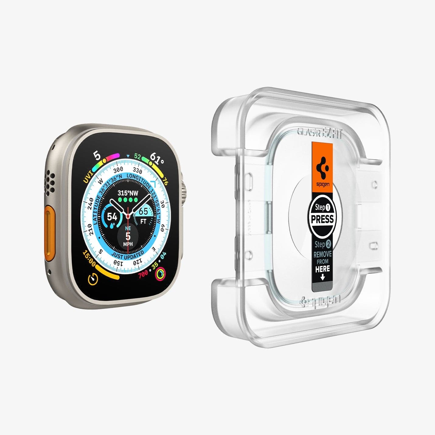Apple Watch Series - Screen Protector Glas.tR EZ Fit
