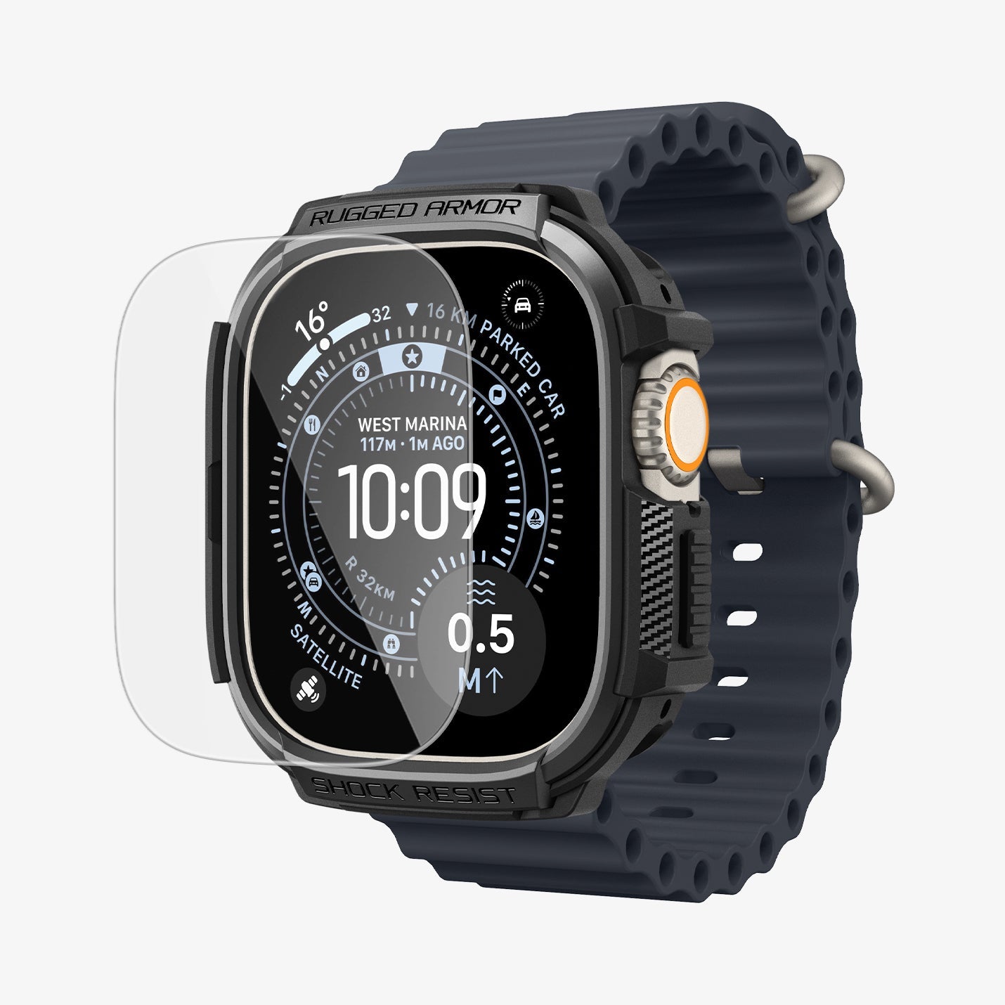 Apple Watch Series - Rugged Armor + Screen Protector