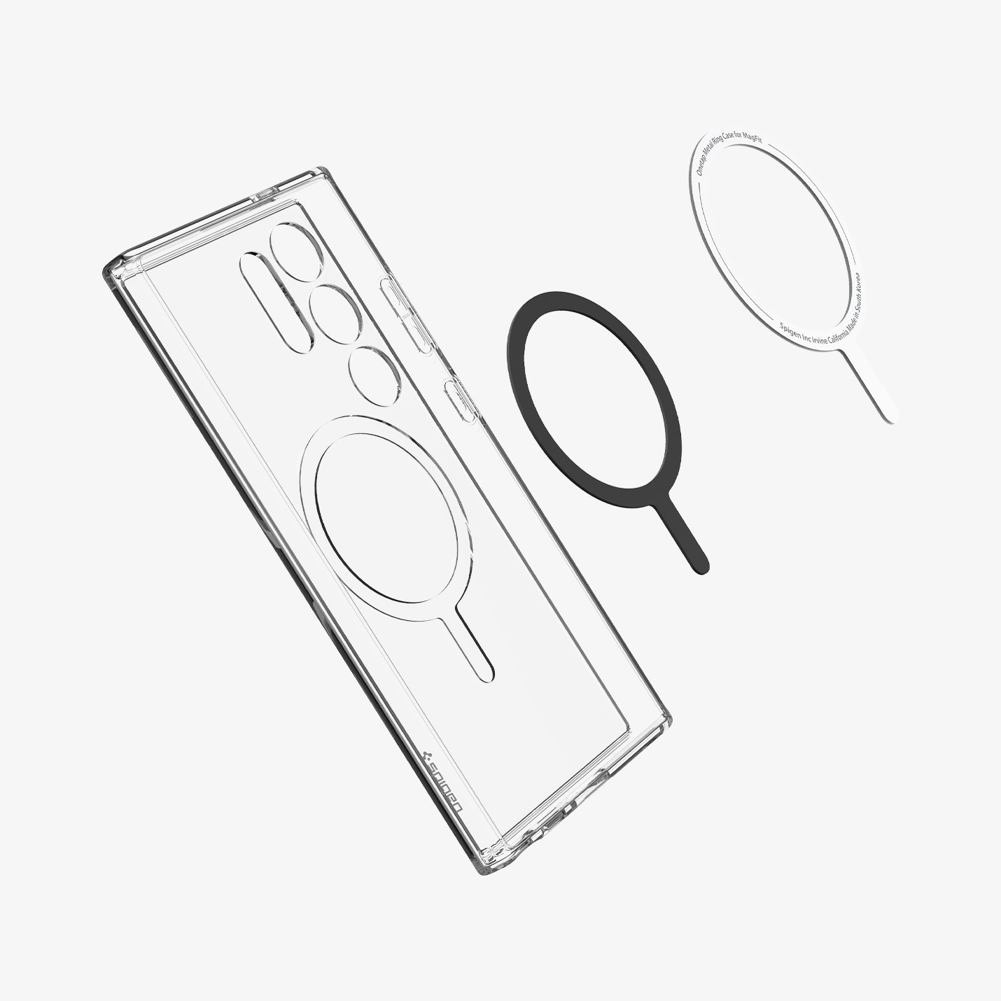 Galaxy S24 Series - Ultra Hybrid Metal Ring (Mag Fit)