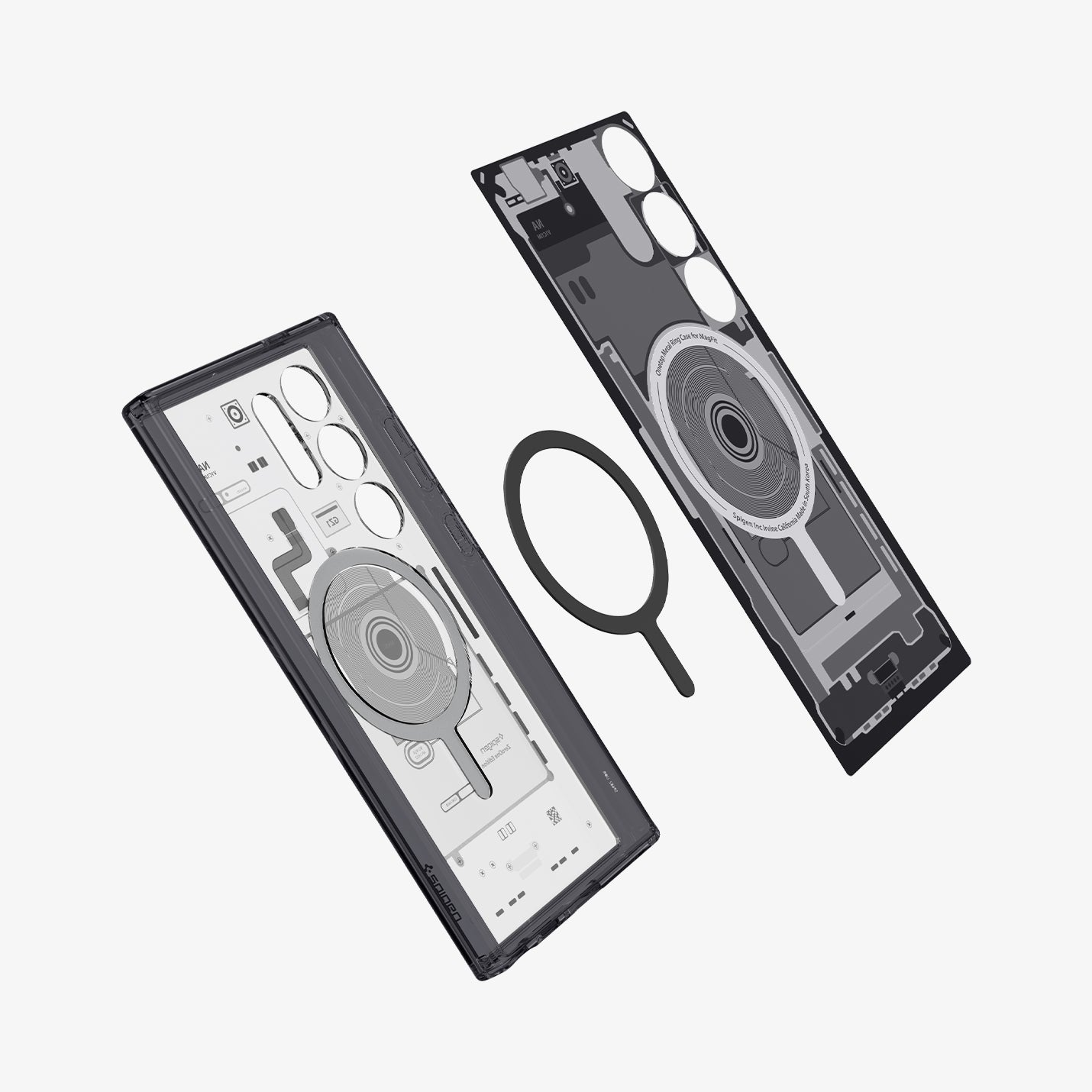 Galaxy S24 Series - Ultra Hybrid Metal Ring Zero One (Mag Fit)
