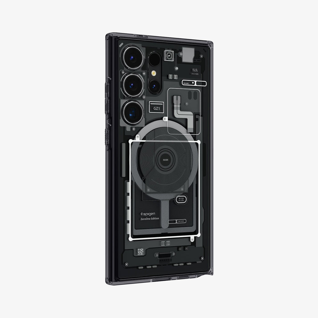 Galaxy S24 Series - Ultra Hybrid Metal Ring Zero One (Mag Fit)