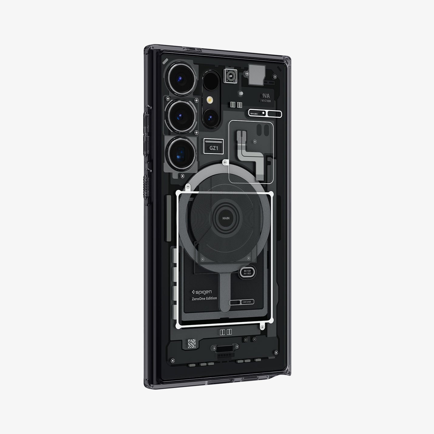 Galaxy S24 Series - Ultra Hybrid Metal Ring Zero One (Mag Fit)