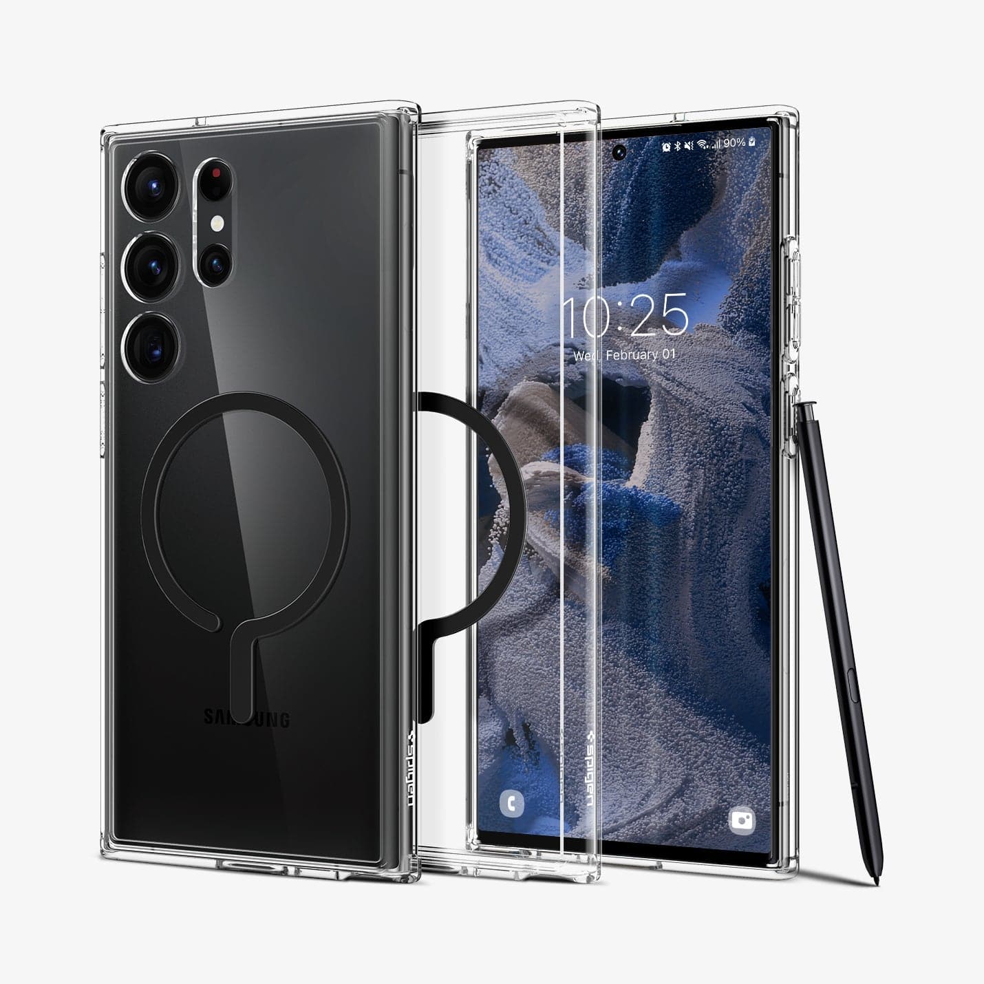 Galaxy S23 Series - Ultra Hybrid Metal Ring (Mag Fit)