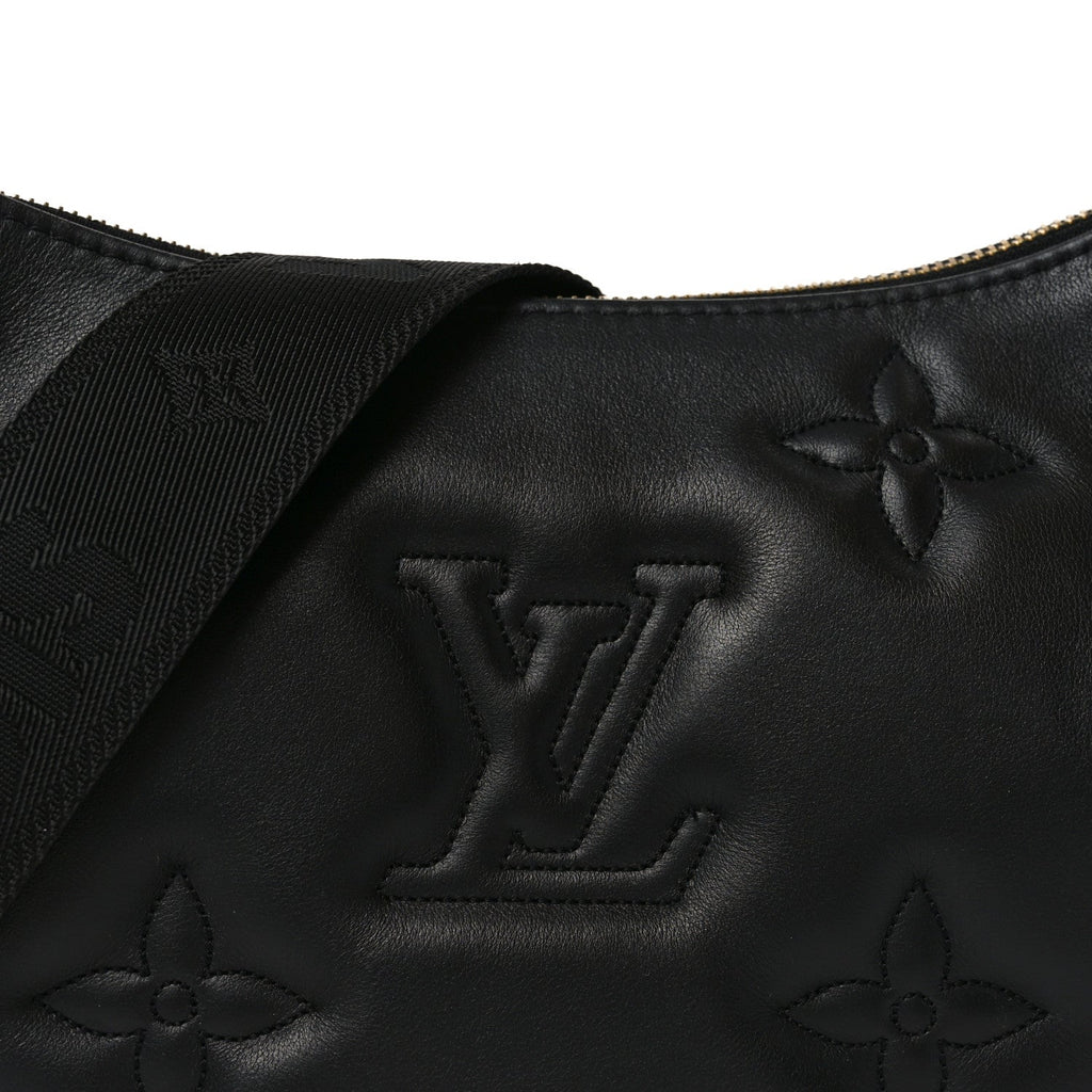 Calfskin Bubblegram Over The Moon Black