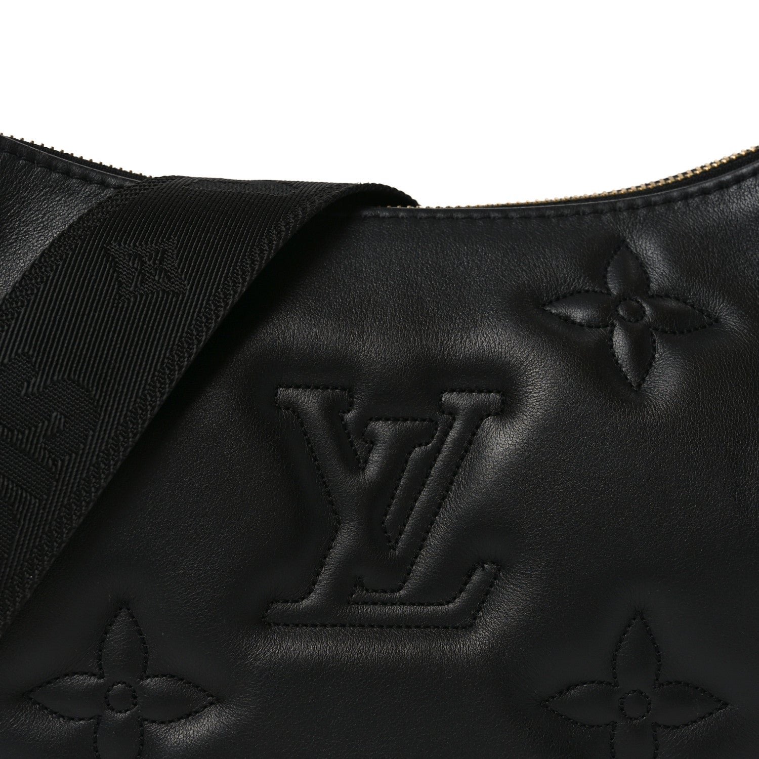 Calfskin Bubblegram Over The Moon Black