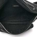Smooth Calfskin Logo Large Everyday Beltpack Black White