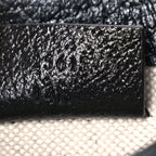 Jacquard Black Denim GG Monogram Textured Dollar Calfskin Mini Horsebit 1955 Crossbody Bag Black Ivory
