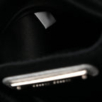Paillettes Mate Bucket Bag Argento