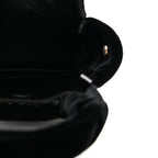 Padded Velvet Mini Bag Black