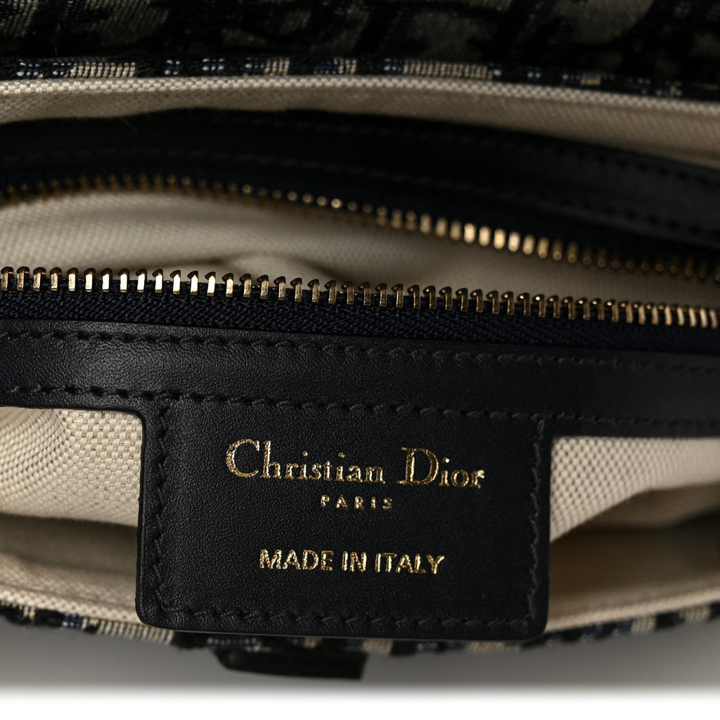 Oblique Saddle Bag Blue