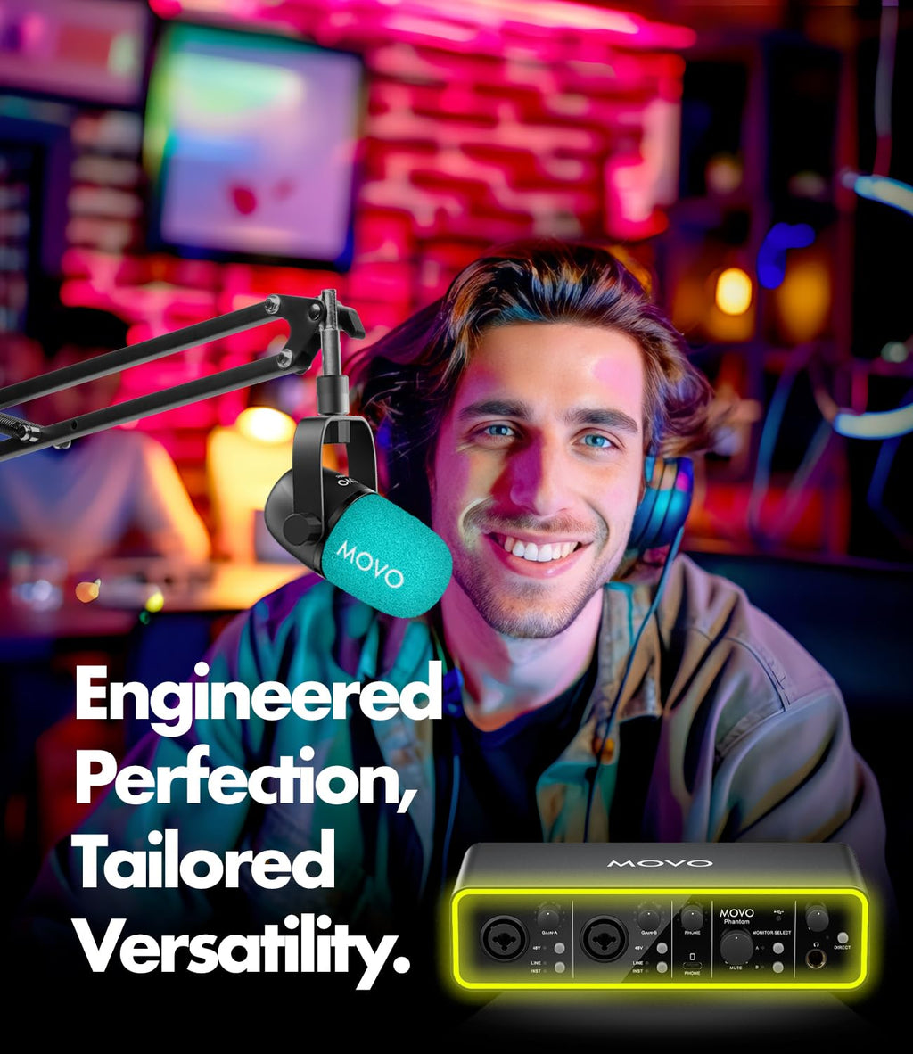 Movo Music USB Audio Interface Bundle