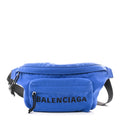 Sport Nylon Logo Embroidered Wheel Beltpack Electric Blue Black