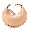 Vitello Grace Matte Nano Fendigraphy Hobo Charm Light Rose