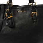 Vitello Daino Tote Black