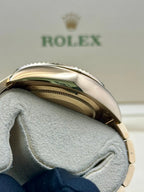 Rolex Yellow Gold Sky-Dweller  - White Index Dial - Oyster Bracelet - 326938 w