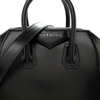 Shiny Lord Calfskin Mini Antigona Black