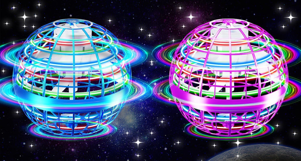 Flying Orb Ball Toy, Upgraded Parachute LED,Magic Hand Controlled Flying Gravity Ball,Cosmic Globe Boomerang