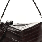 Eel Lui Medium Shoulder Bag Burgundy