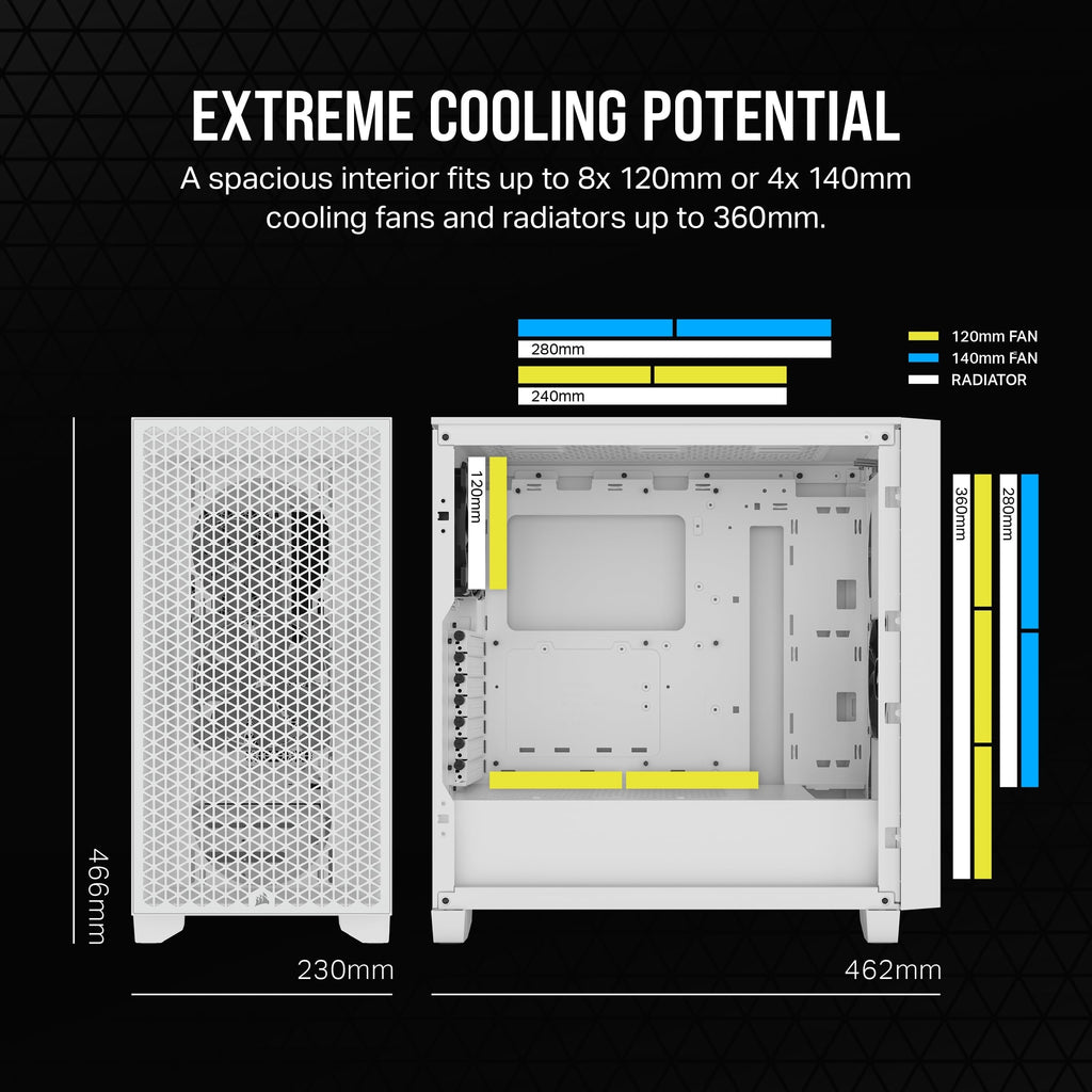 3000D AIRFLOW Mid-Tower PC Case,