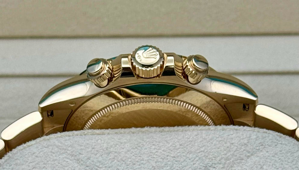 Rolex Yellow Gold  Daytona 40  - Green Stick Dial John Mayer - 116508 gri
