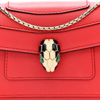 Calfskin Serpenti Forever Crossbody Bag Red