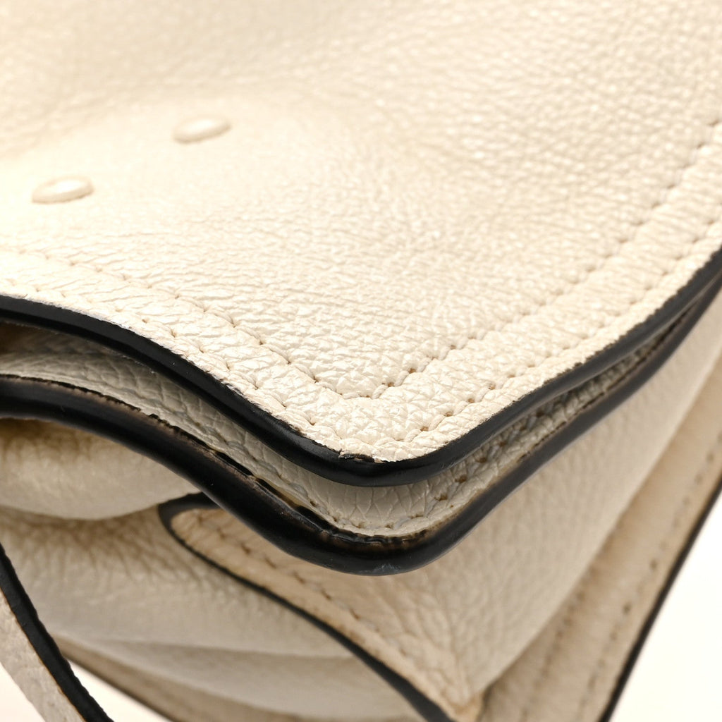 Glace Calf Etiquette Flap Bianco Astra