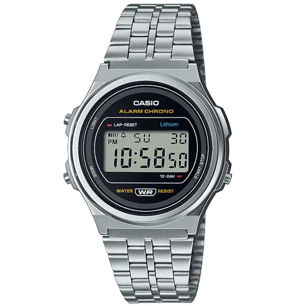 Casio Vintage Unisex Silver Watch