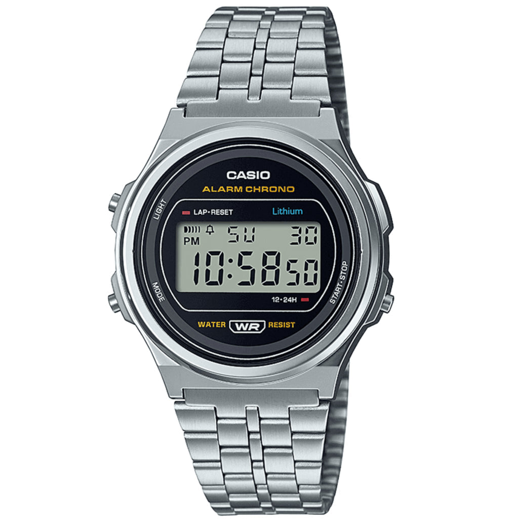 Casio Vintage Unisex Silver Watch
