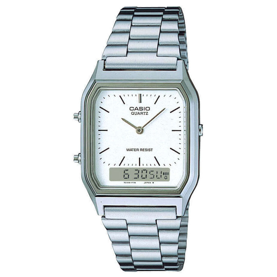 Casio Vintage Unisex Silver Watch