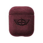 Donkervoort - AirPods 1/2 Gen Alcantara Case - Wine Red