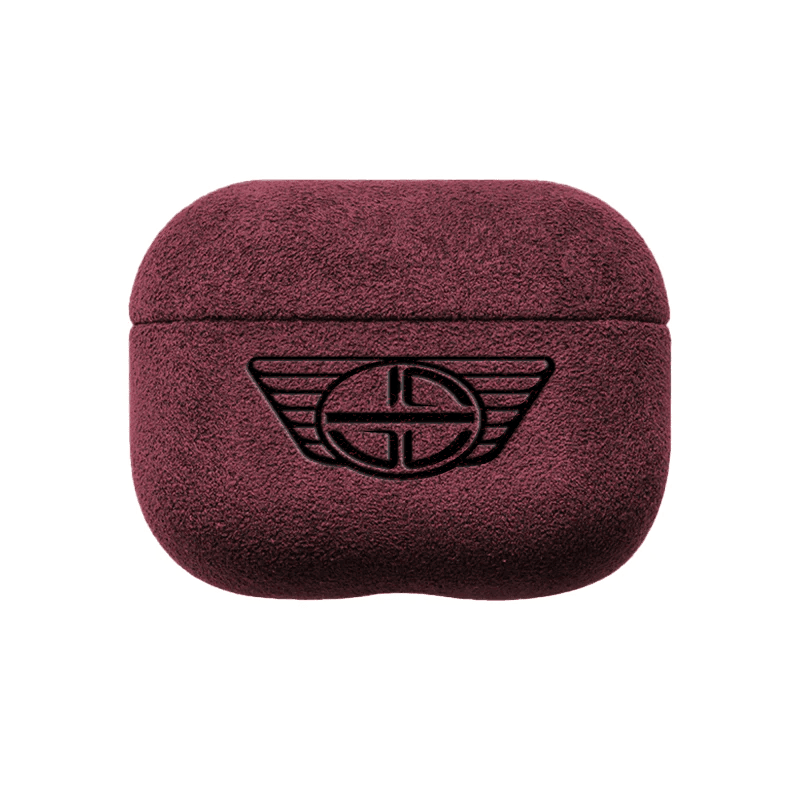 Donkervoort - AirPods (3rd generation) Alcantara Case - Wine Red