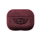 Donkervoort - AirPods Pro (2nd Generation) Alcantara Case - Wine Red