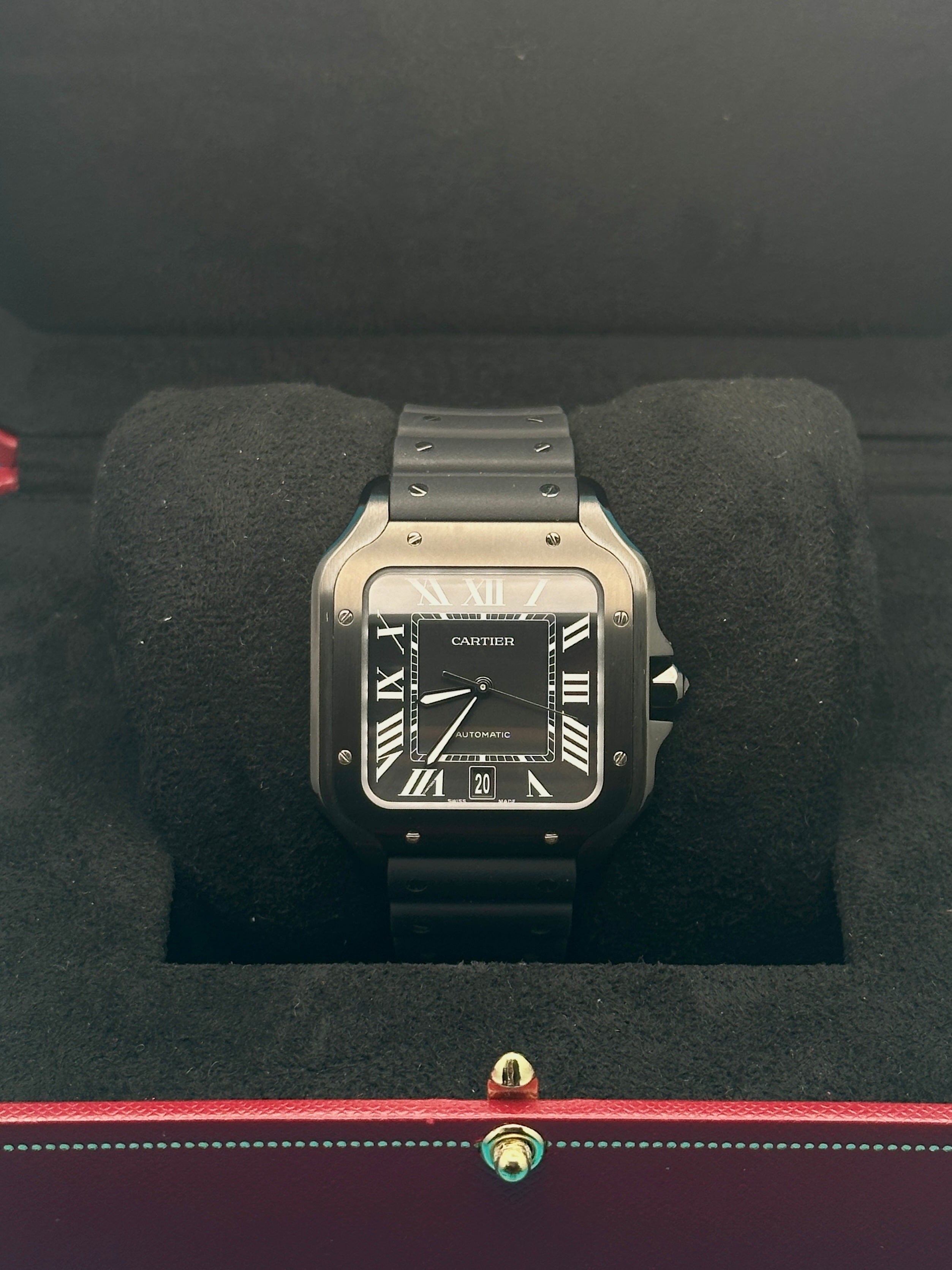 Cartier Santos De Cartier WSSA0039 Black Dial Large - 2025