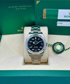 Rolex Air King Oystersteel - Black Dial 116900