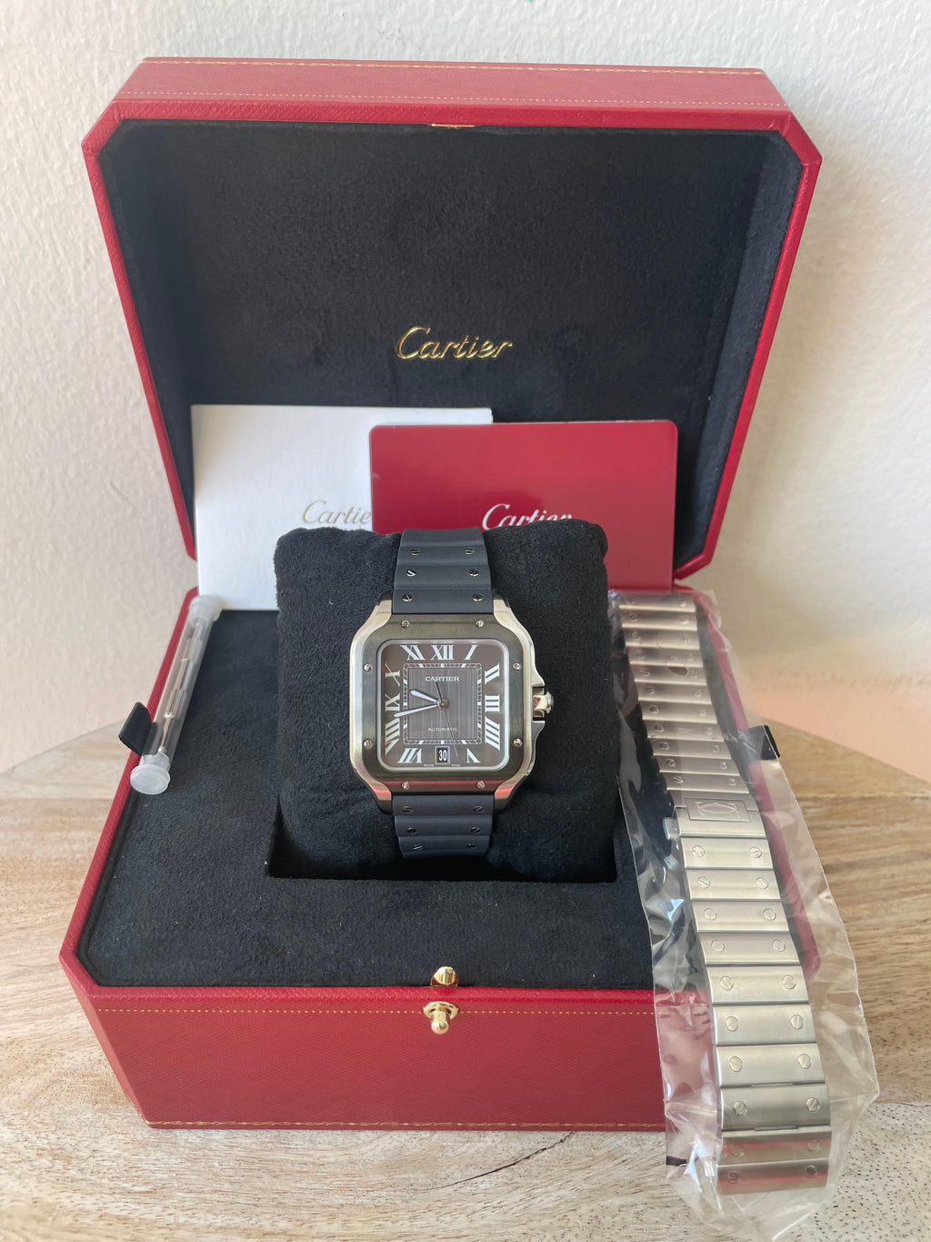 Cartier Santos De Cartier WSSA0037 Gray Dial Large - 2025