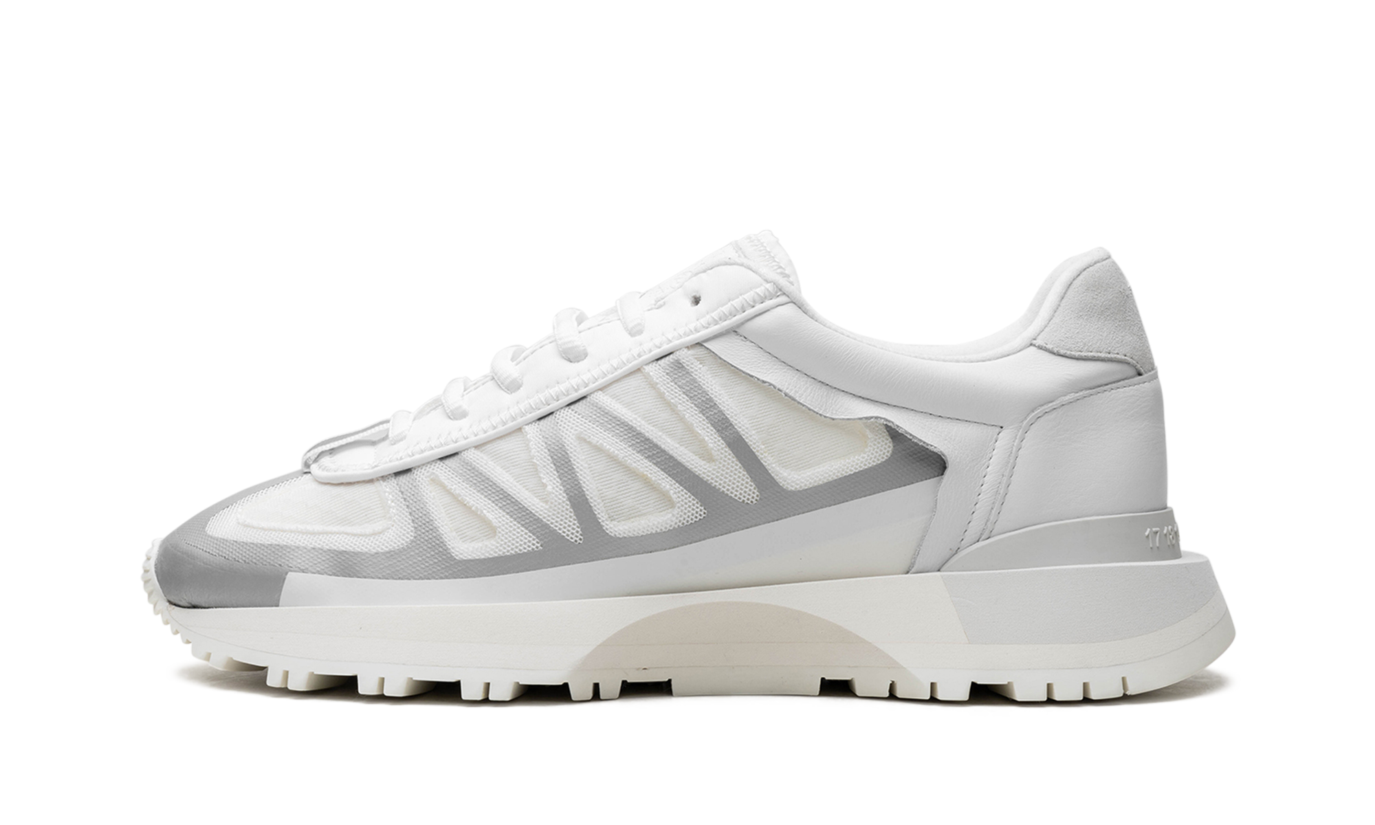 50 50 Low Top Sneaker „White / Grey“