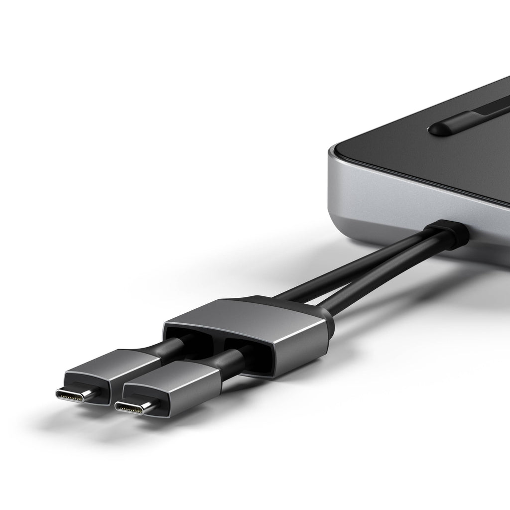 Dual-Dock-Ständer – Dockingstation mit NVMe-SSD-Gehäuse