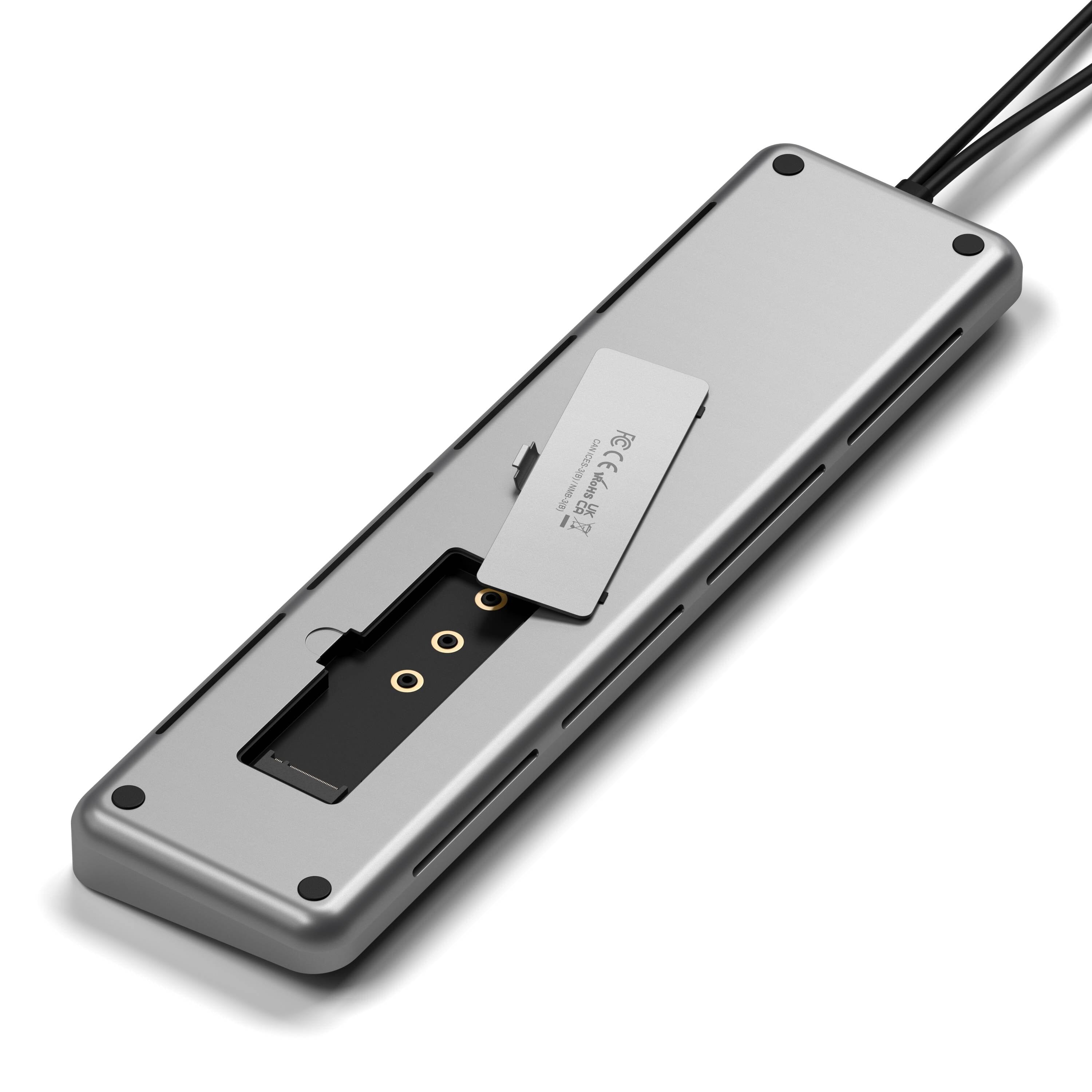 Dual-Dock-Ständer – Dockingstation mit NVMe-SSD-Gehäuse
