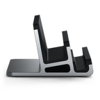 Vertikaler Laptopständer für zwei Laptops