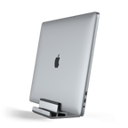 Vertikaler Laptopständer für zwei Laptops