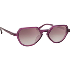 Dries Van Noten Men's Angular Purple Sunglasses