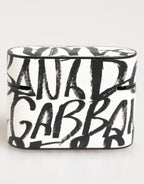 Dolce & Gabbana  Leather Monogram Print Logo Holder Airpods Case