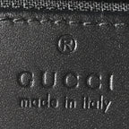 GG Supreme Monogram Web Messenger Bag Black