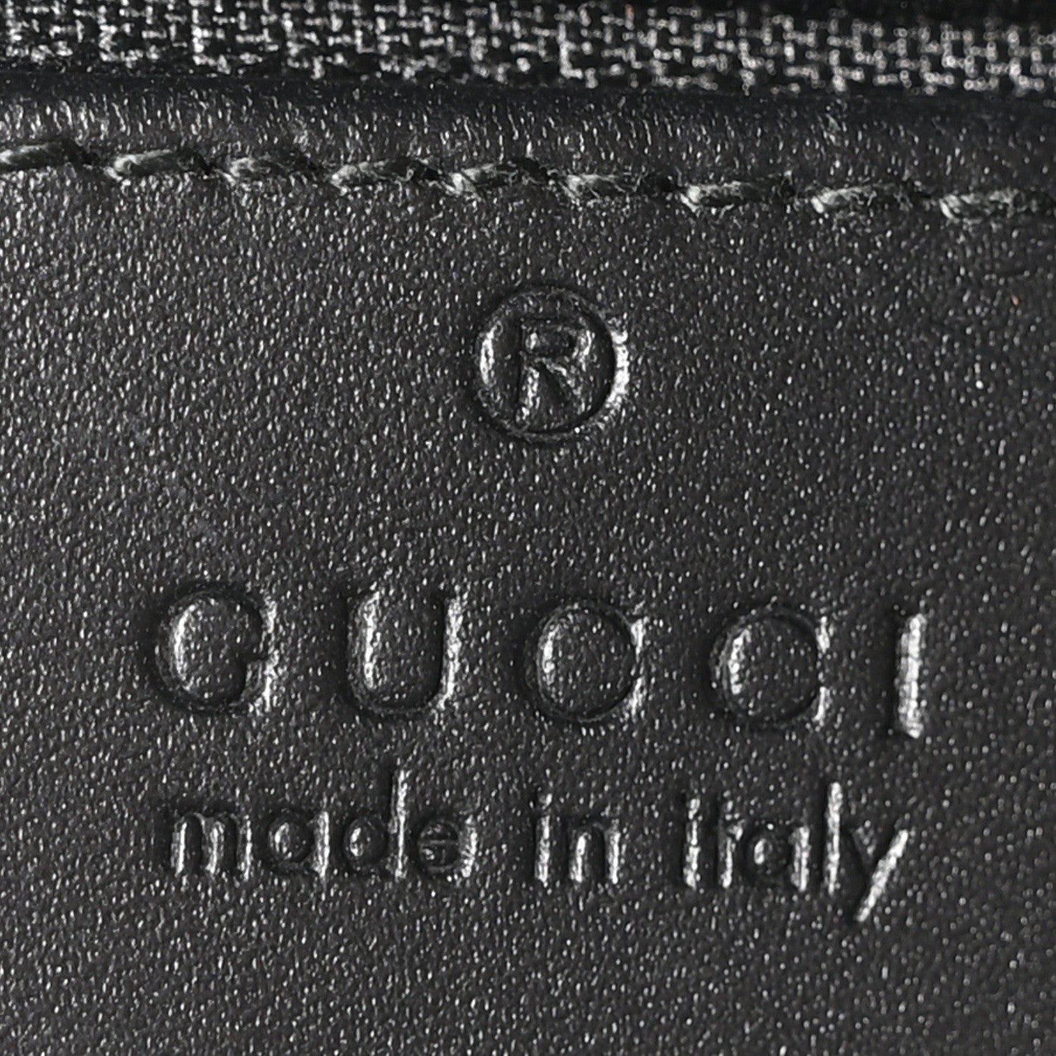 GG Supreme Monogram Web Messenger Bag Black
