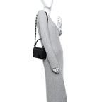 Box Calfskin Small 4G Cube Chain Shoulder Bag So Black