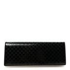 Patent Microguccissima Small Broadway Clutch Black