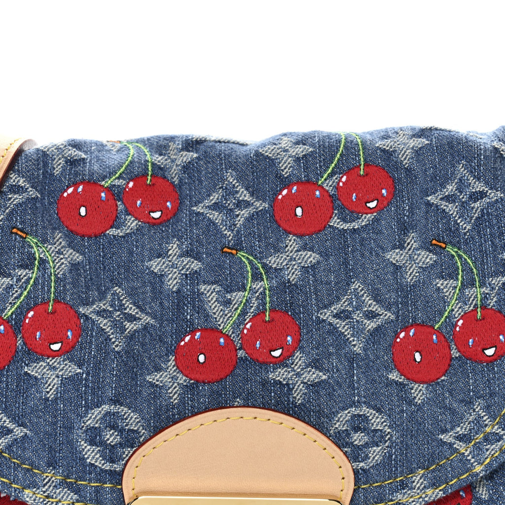LV X TM Monogram Denim Cerises Sunset