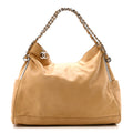 Lambskin Large Ultimate Soft Tote Beige
