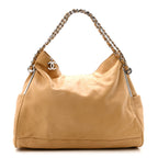 Lambskin Large Ultimate Soft Tote Beige
