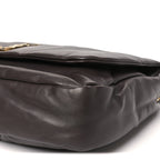 Lambskin Matelasse Monogram Large Jamie 4.3 Dark Sweet Chocolate